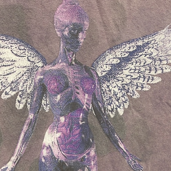 Nirvana vintage Graphic Tee in Purple In Utero 1X maybe XL - Picture 3 of 6